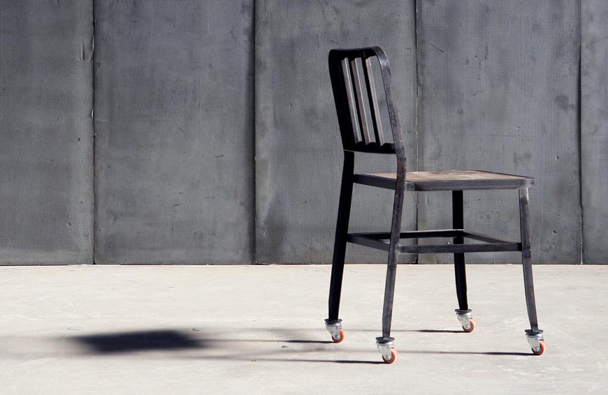Heerenhuis Manufactuur Tables Metal Chair Wheels
